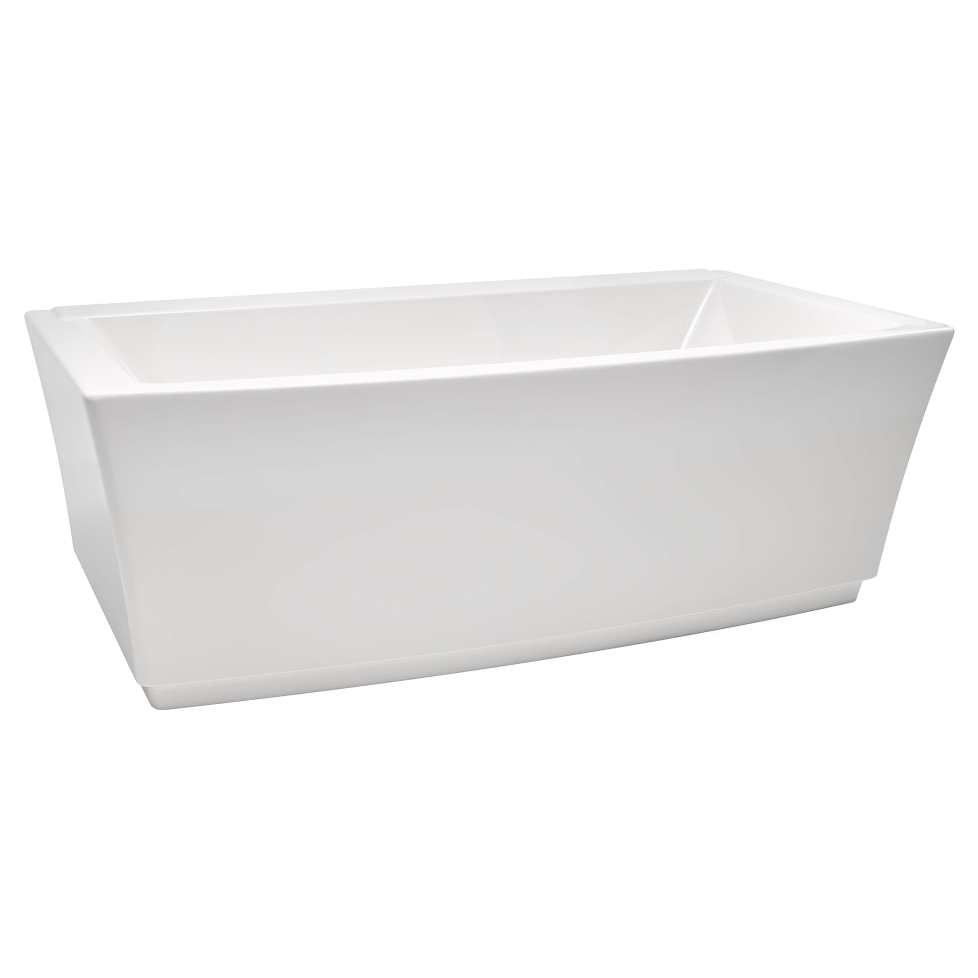 Townsend 68 x 36 Inch Freestanding Bathtub Center Drain With Integrated Overflow WHITE